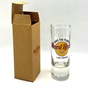 Hard Rock Cafe Shot glass, LAS VEGAS  ‘Save The Planet’